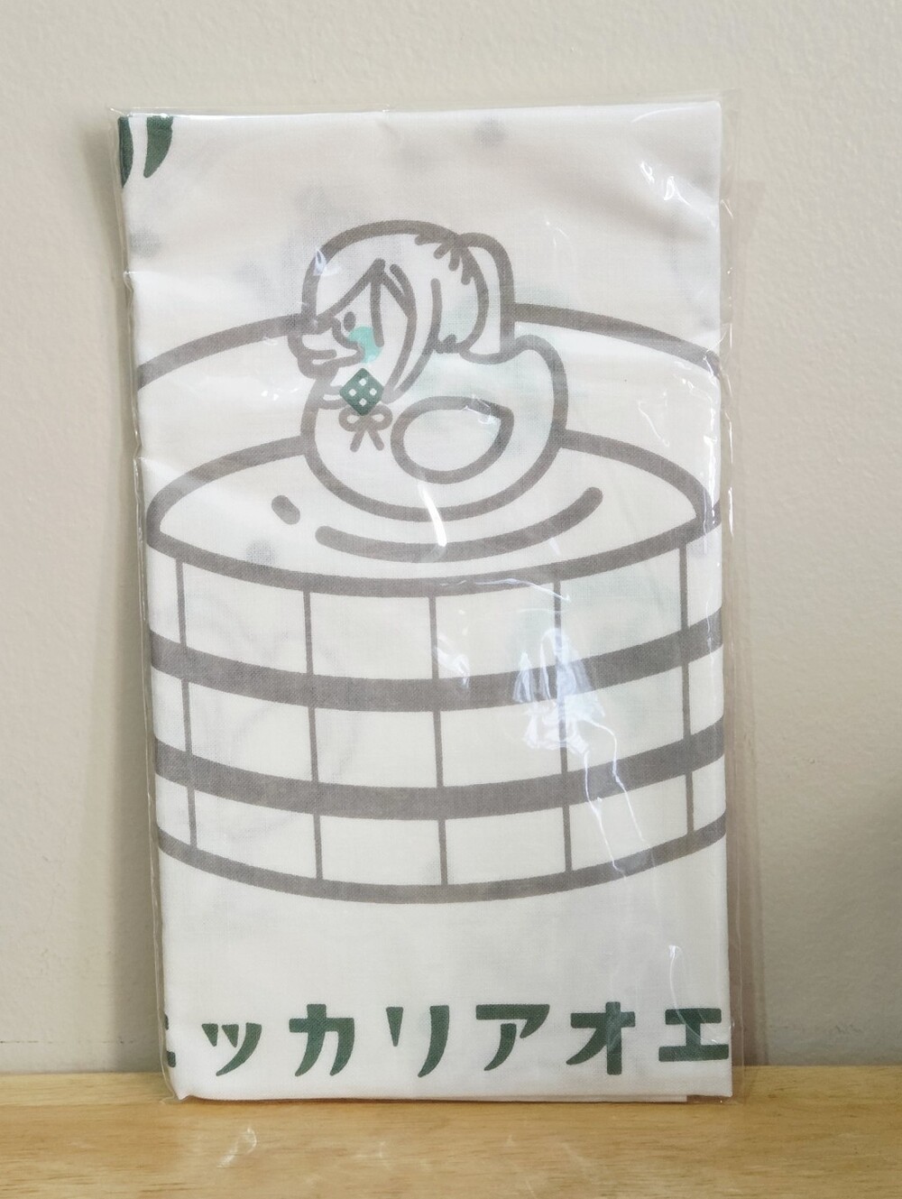 *4 for $20* Touken Ranbu Touken Duck Bath Tenugui featuring Nikkari Aoe